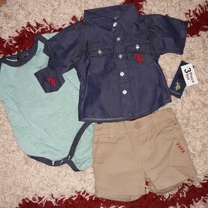 Baby boy Polo Assn set